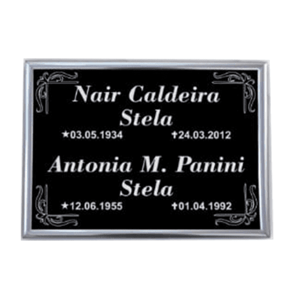 Placa ACM 330 - Dois nomes