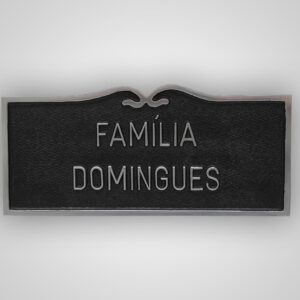 PLACA ALUMINIO 01