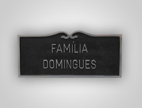 PLACA ALUMINIO 01